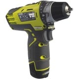Ryobi Atornillador compacto a batería R12DD-220S, 12Volt, Taladro/destornillador verde/Negro
