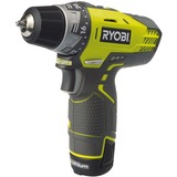 Ryobi Atornillador compacto a batería R12DD-220S, 12Volt, Taladro/destornillador verde/Negro