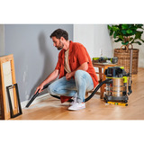 Ryobi R18WDV-0 18 V ONE+, Aspiradora en húmedo y en seco negro/Acero fino