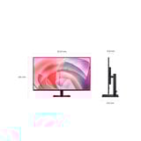 SAMSUNG S70D pantalla para PC 94 cm (37") 3840 x 2160 Pixeles 4K Ultra HD LCD Negro, Monitor LED negro, 94 cm (37"), 3840 x 2160 Pixeles, 4K Ultra HD, LCD, 5 ms, Negro