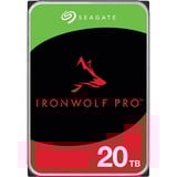 Seagate IronWolf Pro ST20000NT001 disco duro interno 20 TB 7200 RPM 256 MB 3.5", Unidad de disco duro 20 TB, 7200 RPM, 256 MB, 3.5"