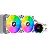 Sharkoon S80 RGB White AIO 240mm, Refrigeración por agua blanco