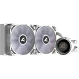 Sharkoon S80 RGB White AIO 240mm, Refrigeración por agua blanco