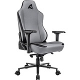 Sharkoon SKILLER SGS40 Asiento acolchado Respaldo acolchado, Asientos de juego gris/Negro, Asiento acolchado, Respaldo acolchado, Gris, Gris, Espuma, Poliuretano, Espuma, Poliuretano (PU)