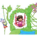 Spin Master Dora - Set de juego Casita de la selva tropical, Juego de construcción 