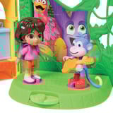 Spin Master Dora - Set de juego Casita de la selva tropical, Juego de construcción 