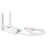 TP-Link TL-WN822N WLAN 300 Mbit/s, Adaptador Wi-Fi blanco, Inalámbrico, Mini-USB, WLAN, Wi-Fi 4 (802.11n), 300 Mbit/s, Blanco, Minorista