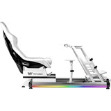 Thermaltake Cockpit simulador de carreras GR500 Snow, Sim Rig blanco