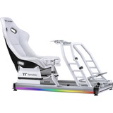 Thermaltake GR500 Snow Racing Simulator Cockpit, Sim Rig blanco