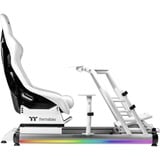 Thermaltake GR500 Snow Racing Simulator Cockpit, Sim Rig blanco