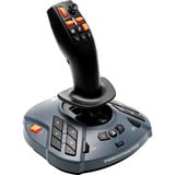 Thrustmaster SimTask FarmStick Negro USB Palanca de vuelo Analógico/Digital PC, PlayStation 5, Palanca de mando negro, Palanca de vuelo, PC, PlayStation 5, Analógico/Digital, Alámbrico, USB, Negro