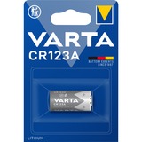Varta -CR123A Pilas domésticas, Batería Batería de un solo uso, CR123A, Litio, 3 V, 1 pieza(s), 1430 mAh