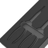 Wera 9881 Inserto de espuma para juego de alicates KNIPEX 2, vacío, Depósito negro/Gris