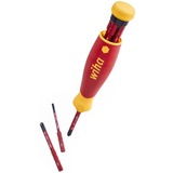 Wiha Destornillador con cargador de puntas PocketMax electric rojo/Amarillo