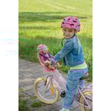 ZAPF Creation BABY born® Asiento de bicicleta, Accesorios para muñecas rosa neón/Azul