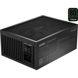be quiet! Dark Power Pro 12 1200W unidad de fuente de alimentación 20+4 pin ATX ATX Negro, Fuente de alimentación de PC negro, 1200 W, 100 - 240 V, 1300 W, 50/60 Hz, 16 - 8 A, 16 A