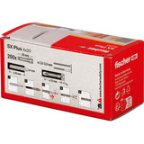 fischer Taco de expansión SX Plus 4x20, Pasador gris claro
