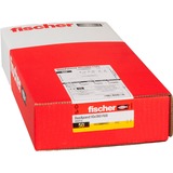 fischer Taco de vástago largo DuoXpand 10x180 FUS, Pasador gris claro/Rojo