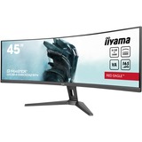 iiyama G-MASTER RED EAGLE CURVED pantalla para PC 113 cm (44.5") 5120 x 1440 Pixeles Dual QHD LED Negro, Monitor de gaming negro (mate), 113 cm (44.5"), 5120 x 1440 Pixeles, Dual QHD, LED, 0,8 ms, Negro