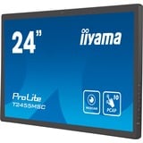 iiyama T2455MSC-B1 pantalla para PC 61 cm (24") 1920 x 1080 Pixeles Full HD LED Pantalla táctil Negro, Monitor LED negro (mate), 61 cm (24"), 1920 x 1080 Pixeles, Full HD, LED, 5 ms, Negro