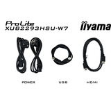 iiyama XUB2293HSU-W7, Monitor LED blanco (mate)