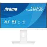 iiyama XUB2293HSU-W7, Monitor LED blanco (mate)