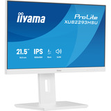 iiyama XUB2293HSU-W7, Monitor LED blanco (mate)