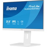 iiyama XUB2293HSU-W7, Monitor LED blanco (mate)