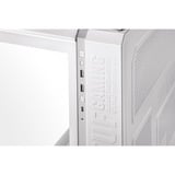 ASUS TUF Gaming GT502 Midi Tower Blanco, Cajas de torre blanco, Midi Tower, PC, Blanco, ATX, micro ATX, Mini-ITX, Juego, 16,3 cm