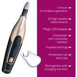 Beurer MP 84 Special Edition, Cuidado de uñas dorado