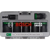 Bosch Juego de dados de impacto PRO 1/2", 7 piezas, Llave de tubo negro