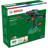 Bosch Taladro atornillador inalámbrico AdvancedDrill 18V-80 QuickSnap Solo, Taladro/destornillador verde/Negro