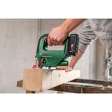 Bosch Universal Saw 18V-100 power jigsaws 2600 spm 2 kg, Sierra de calar verde, Área de agarre superior, Aluminio, Negro, Verde, -45 - 45°, Aluminio, Acero, Madera, Acero, 2600 spm