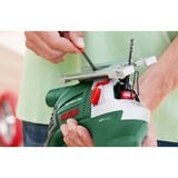 Bosch Universal Saw 18V-100 power jigsaws 2600 spm 2 kg, Sierra de calar verde, Área de agarre superior, Aluminio, Negro, Verde, -45 - 45°, Aluminio, Acero, Madera, Acero, 2600 spm