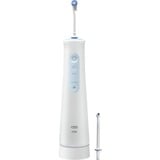 Braun AquaCare 4 Irrigador oral, Limpieza bucal blanco, Blanco, Irrigador dental inalámbrico, Cepillo dental oscilante, Botones, Batería, 159 mm