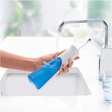 Braun AquaCare 4 Irrigador oral, Limpieza bucal blanco, Blanco, Irrigador dental inalámbrico, Cepillo dental oscilante, Botones, Batería, 159 mm
