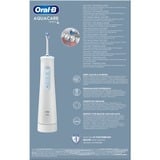 Braun AquaCare 4 Irrigador oral, Limpieza bucal blanco, Blanco, Irrigador dental inalámbrico, Cepillo dental oscilante, Botones, Batería, 159 mm