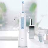 Braun AquaCare 4 Irrigador oral, Limpieza bucal blanco, Blanco, Irrigador dental inalámbrico, Cepillo dental oscilante, Botones, Batería, 159 mm