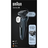 Braun Series 6 61-N1000s, Máquina de afeitar negro/Gris