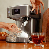 Cecotec Power Espresso 20 Barista Compact, Cafetera espresso acero fino cepillado
