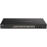 D-Link DXS-1210-28T switch Gestionado L2/L3 10G Ethernet (100/1000/10000) 1U Negro, Interruptor/Conmutador Gestionado, L2/L3, 10G Ethernet (100/1000/10000), Montaje en rack, 1U