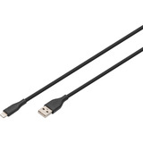 Digitus AK-600108-010-S, Cable negro