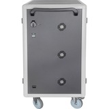 Digitus Armario de carga móvil para notebooks / tabletas hasta 15,6 pulgadas, Estación de carga negro, 6 pulgadas, Independiente, Negro, Piso, Acrilonitrilo butadieno estireno (ABS), Aluminio, Acero, Portátil, 39,6 cm (15.6")