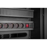 Digitus Armario de carga móvil para notebooks / tabletas hasta 15,6 pulgadas, Estación de carga negro, 6 pulgadas, Independiente, Negro, Piso, Acrilonitrilo butadieno estireno (ABS), Aluminio, Acero, Portátil, 39,6 cm (15.6")