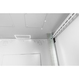 Digitus Carcasa de pared de la serie Dynamic Basic - 600 x 450 mm (an. x pr.), Armario IT gris, Bastidor de pared, 12U, 60 kg, Bloqueo del teclado, Gris