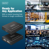 Digitus DA-73120, Extensor USB negro