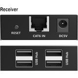 Digitus DA-73120, Extensor USB negro
