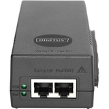 Digitus Inyector PoE+ 10 Gigabit Ethernet, 802.3at, 30 W negro, 802.3at, 30 W, 10 Gigabit Ethernet, 10,100,1000,2500,5000,10000 Mbit/s, IEEE 802.3at, Negro, 100 m, PoE, Poder