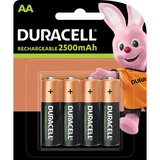 Duracell 4xAA 2400mAh Batería recargable AA Batería recargable, AA, 4 pieza(s), 2400 mAh, Multicolor