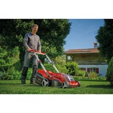 EINHELL RASARRO Cortacésped manual Batería Negro, Rojo rojo/Negro, Cortacésped manual, 450 m², 38 cm, 2,5 cm, 7,5 cm, 45 L